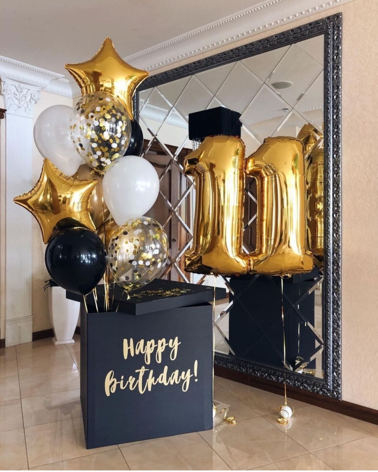 Коробка с шарами №10